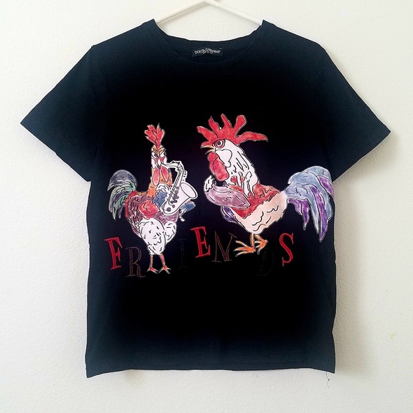 Dolce & Gabbana Tops - Dolce & Gabbana | Year Of the Rooster Friends Tee